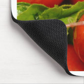 赤いラディッシュ マウスパッド (コーナー)