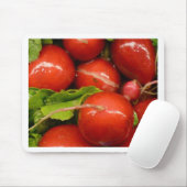 赤いラディッシュ マウスパッド (マウス)