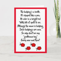 赤いラディバグ&カワイイ詩