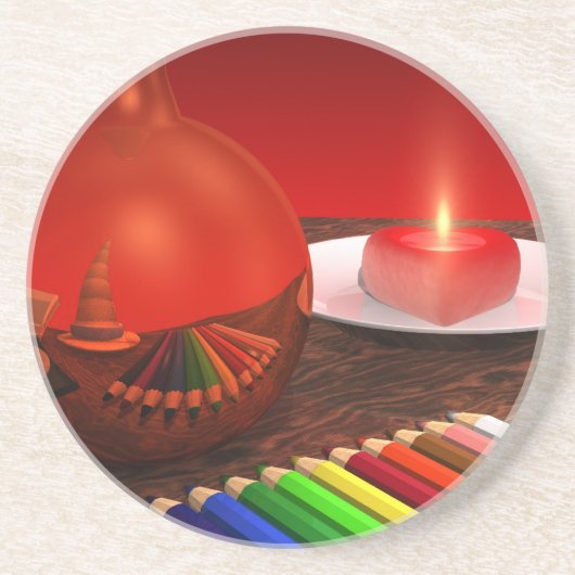 赤いラプソダイ コースター (正面)