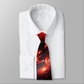 赤いラム酒の抽象芸術のタイ ネクタイ (タイ)