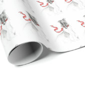 赤いラロシアのッピング紙 ラッピングペーパー (ロールコーナー)