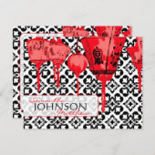 赤いランタンの方向2 エンクロージャーカード (正面/裏面)