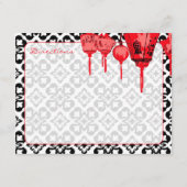 赤いランタンの方向2 エンクロージャーカード (裏面)