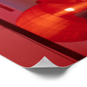 赤いランタン中国の新年 ポスター (角)