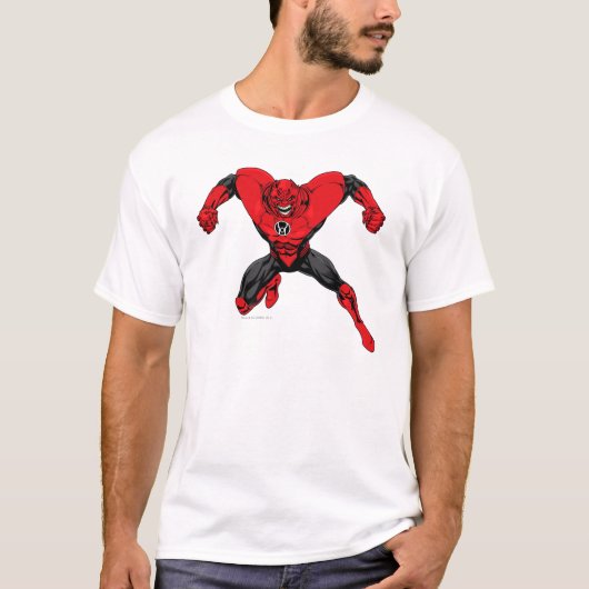 赤いランタン隊 – 怒りジャンプ1 Tシャツ (正面)