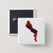 赤いランタン隊- 1つを傾かせる激怒 缶バッジ (正面&裏面)