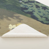 赤いランニングボールの後の少女の少女(幼少期) シェルパブランケット (3/4)