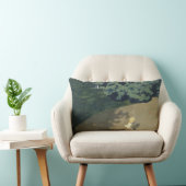 赤いランニングボールの後の少女の少女（幼少期） ランバークッション (椅子)