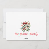 赤いリエレガントボン付き水色ミスタトウ シーズンカード (裏面)