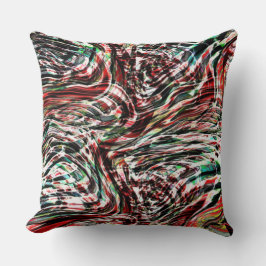 赤いリボンとシアンの戦争 クッション