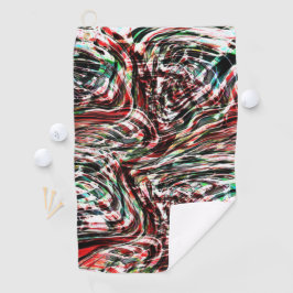 赤いリボンとシアンの戦争 ゴルフタオル