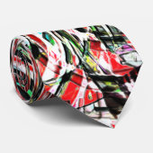 赤いリボンとシアンの戦争 ネクタイ (ロール)