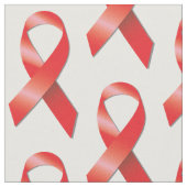 赤いリボンのエイズの認識度 ファブリック (クローズアップ)