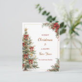 赤いリボンのツリー クリスマス 新年 (スタンド正面)