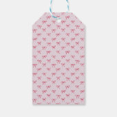 赤いリボンのバレンタインデーのギフトタグ ギフトタグ (裏面)