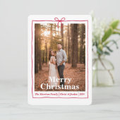 赤いリボンのフレーム シーズンカード (スタンド正面)