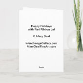 赤いリボンのレイとの幸せな休日 シーズンカード (裏面)