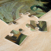 赤いリボンの女性の肖像、ヴィンセント・ヴァン・ゴッホ ジグソーパズル (側面)