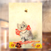 赤いリボンの子猫 ウィンドウサイン (シート2)