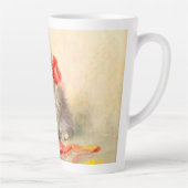 赤いリボンの子猫 カフェラテマグ (右)