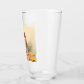 赤いリボンの子猫 タンブラーグラス (左)