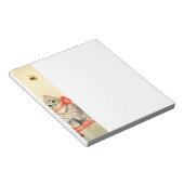 赤いリボンの子猫 ノートパッド (アングル)