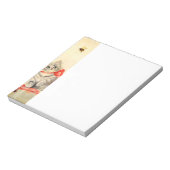 赤いリボンの子猫 ノートパッド (回転)