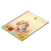 赤いリボンの子猫 ノートブック (左側)