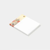 赤いリボンの子猫 ポストイット (アングル)