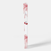 赤いリボンの水彩iPhoneケース Case-Mate iPhoneケース (裏面 / 左)