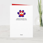 赤いリボンの白い猫の女王 シーズンカード (裏面)