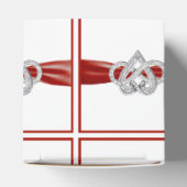 赤いリボンインフィニティハート優先ボックス フェイバーボックス (上部)