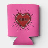 赤いリボンエッジハートマタトゥー 缶クーラー (裏面)