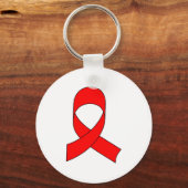 赤いリボンスケッチ キーホルダー (正面)