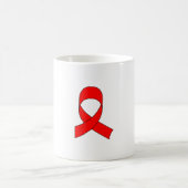 赤いリボンスケッチ コーヒーマグカップ (中央)