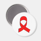 赤いリボンスケッチ マグネット (正面/裏面)