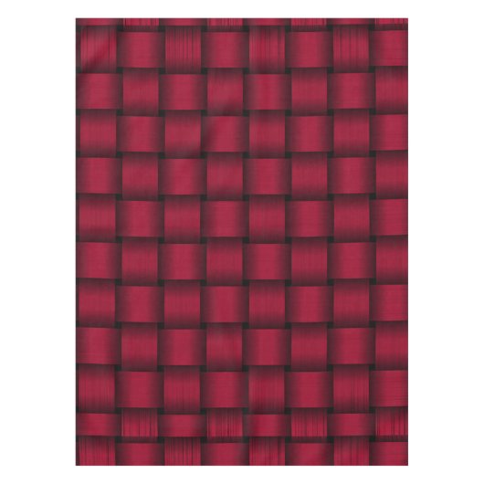 赤いリボンテーブルクロス テーブルクロス (正面)