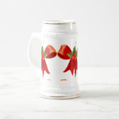 赤いリボンホリーサンダー_コーブ ビールジョッキ (正面左)