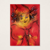 赤いリボン付きピエロ (裏面)