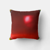 赤いリボン付きピエロ/ベネチアンマスカレードボール クッション (裏面)