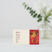 赤いリボン付きピエロ 名刺 (スタンド正面)