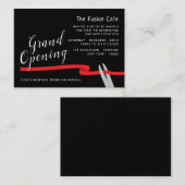 赤いリボン大開会式カード エンクロージャーカード (正面/裏面)