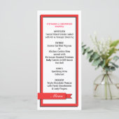 赤いリボン結婚のメニュー/プログラム メニュー (スタンド正面)