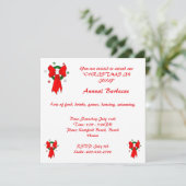 赤いリボン - ご招待 招待状 (スタンド正面)