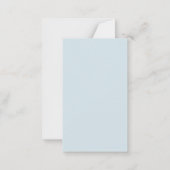 赤いリボン メリークリスマス 個人宛てグリーティングカード ノートカード (裏面)