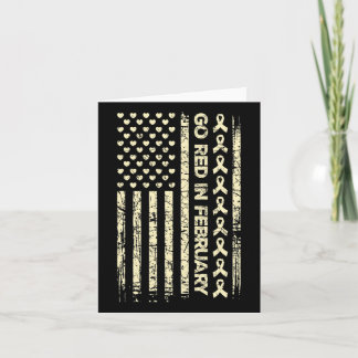 赤いリボン 心臓病 認識ギフト アメリカ カード