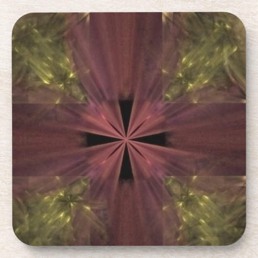 赤いリボン(金ゴールドパッケージ) コースター (正面)