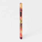 赤いリンゴが薄く輝くボウル iPhoneケース (右側)