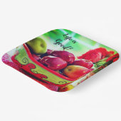 赤いリンゴとバラライフは良い紙プレート ペーパープレート (傾斜あり)